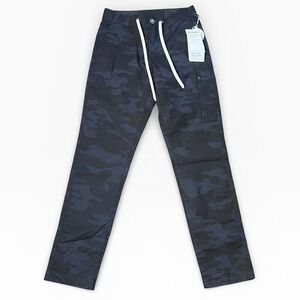 NWT Vuori Womens Ripstop Pant Black Blue Camo VW401 XS Hiking Activewear Utility
